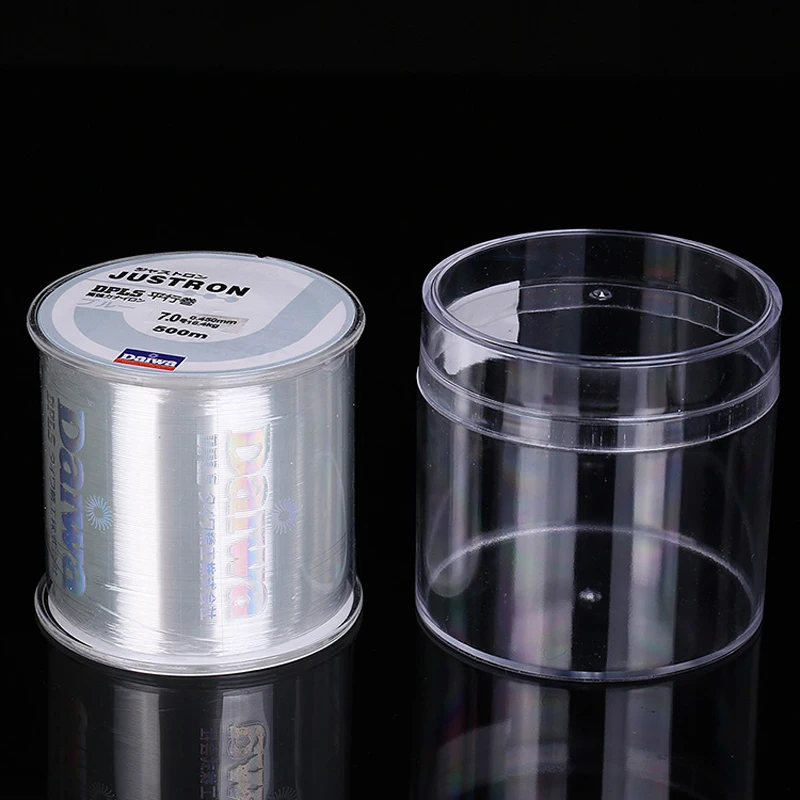 DAIWA 500M Fluorocarbon Japan Monofilament Nylon Fishing Line 10LB - 40LB Monofilament Carp fishing Main Line with Plastic Box