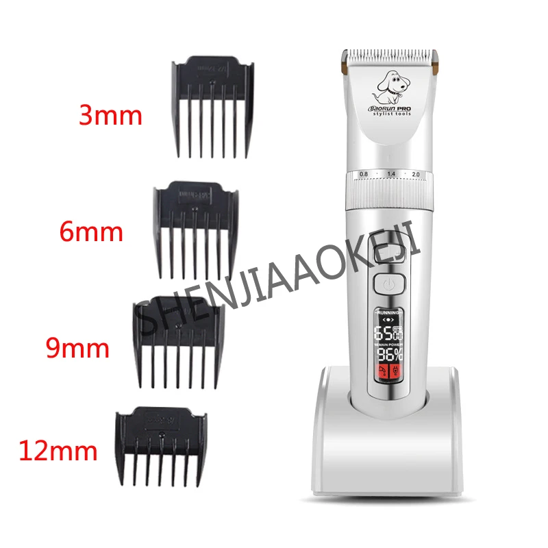 

Pet clipper P9 shifting Long hair pet special rechargeable hair clipper 3.0V motor Dog Teddy Hair Clipper