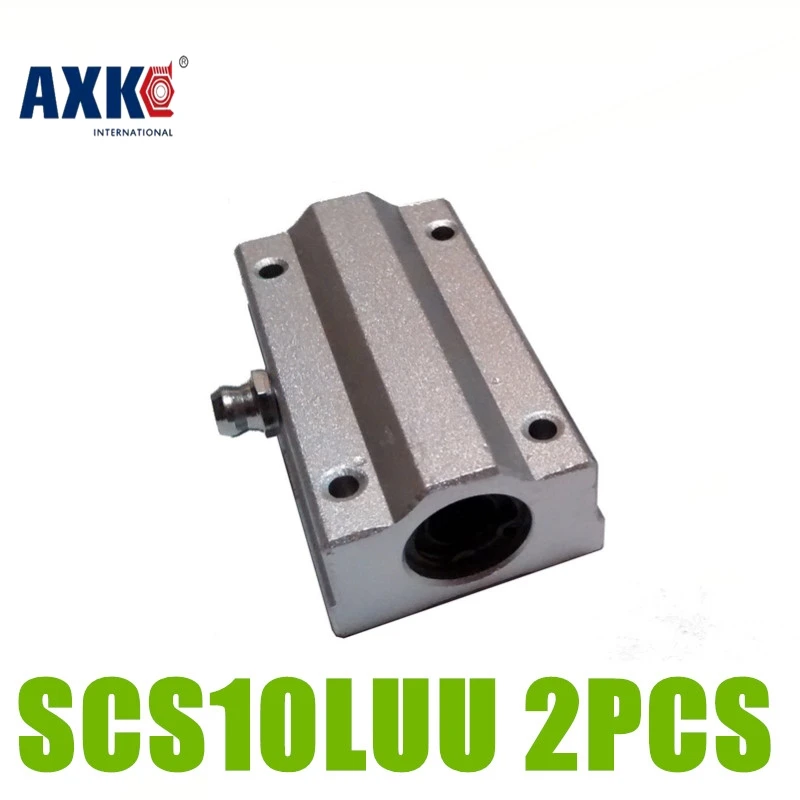 

Axk New 2 Pcs Scs10luu Sc10luu Linear Guide Bushing,linear Guide Slide Bearing