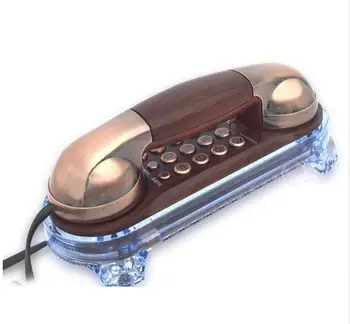 

Free shipping Wall Mounted landline Telephone Corded Antique Retro Telephone For Home