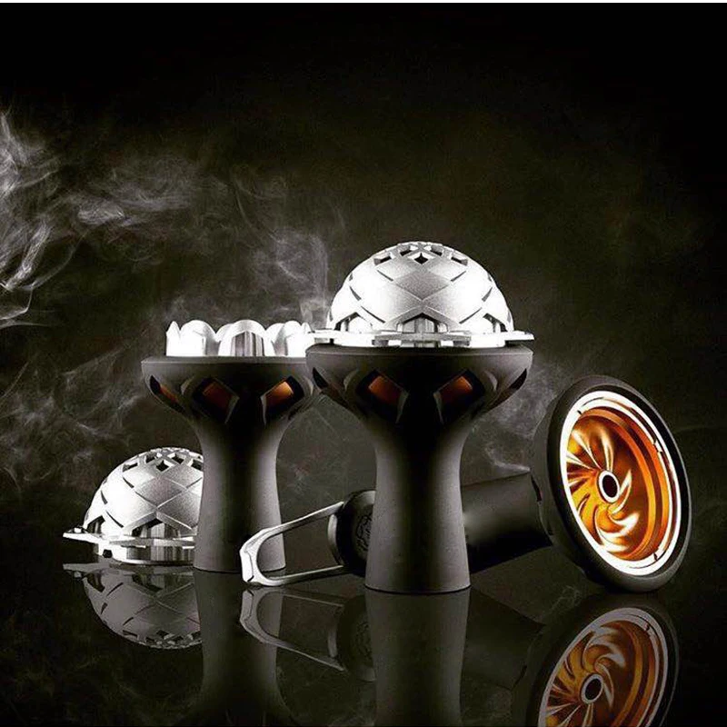 

Hookah Glass Tobacco Bowl with Kaloud Lotus Nargile Chicha Shisha Water Pipe Accessories Silicone Shisha Bowl Charcoal Holder