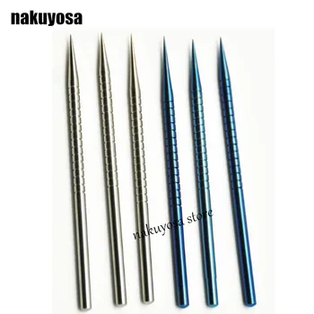 

6pcs/set Stainless steel titanium alloy tool Ophthalmic Micros instruments Long/midle/Short cone Double head Tears dilator