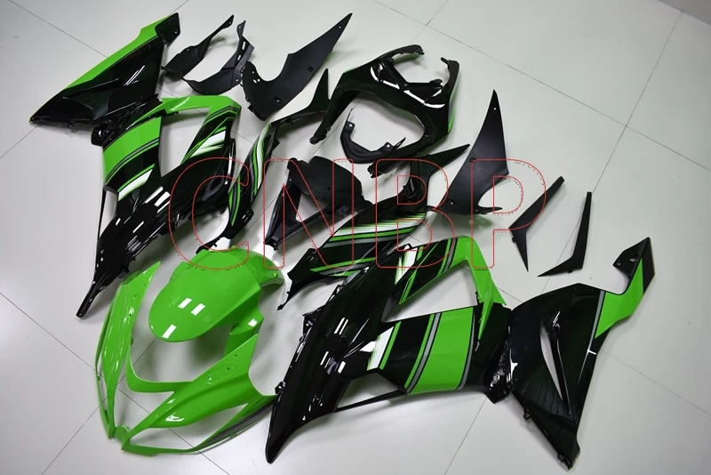 Пластиковые обтекатели для Kawasaki Zx6r 2013 2016 черные зеленые Обтекатели 2015 636 Zx 6r 2014