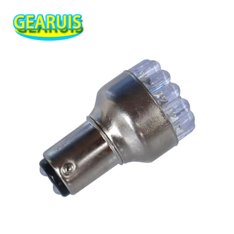 10 шт. 1157 bay15d p21/5 Вт 19 светодиодов 19led smd 382 R5W мотоцикл автомобиль грузовик сигнал