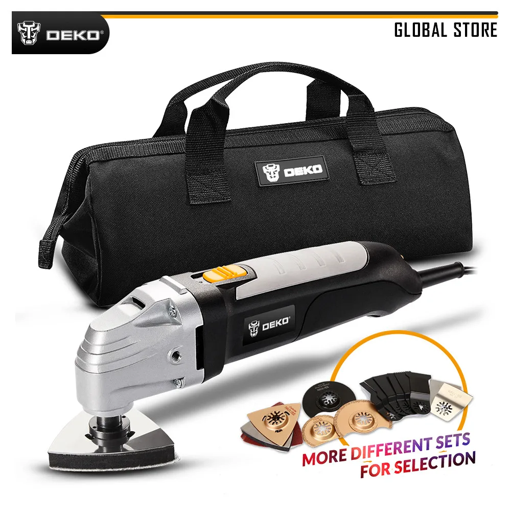  DEKO GJ177 110V/220V Electric Trimmer 300W Power Multifunction Oscillating Tool for Home DIY Renova