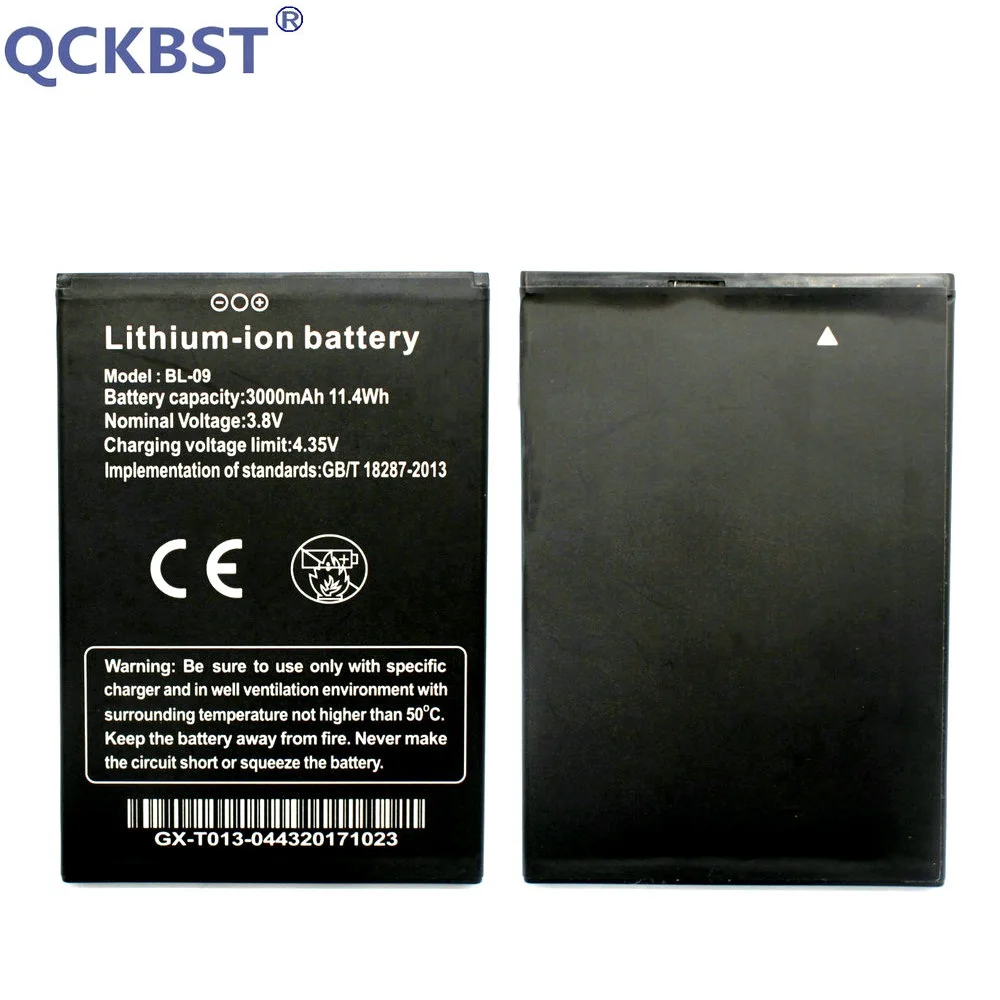 

QCKBST 3000mAh Battery BL-09 BL09 BL 09 For THL T9 Pro Cell Phone Lithium-ion Batterij Bateria+ Tracking Code