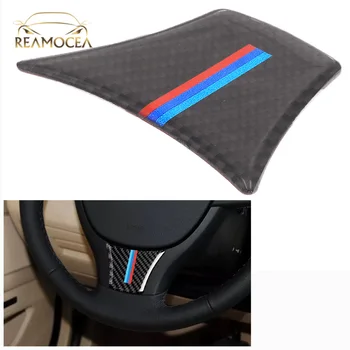 

Reamocea Car Styling Carbon Fiber Steering Wheel Sticker Frame Trim For BMW 5 series F10 Gran Turismo F07 2011 2012 2013-2017