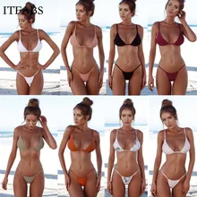 ITFABS, стринги, бикини,, для женщин, Bequini, купальник, летний, купальный костюм, пуш-ап, мягкий, купальник, сексуальный, монокини, поддержка перепродажи