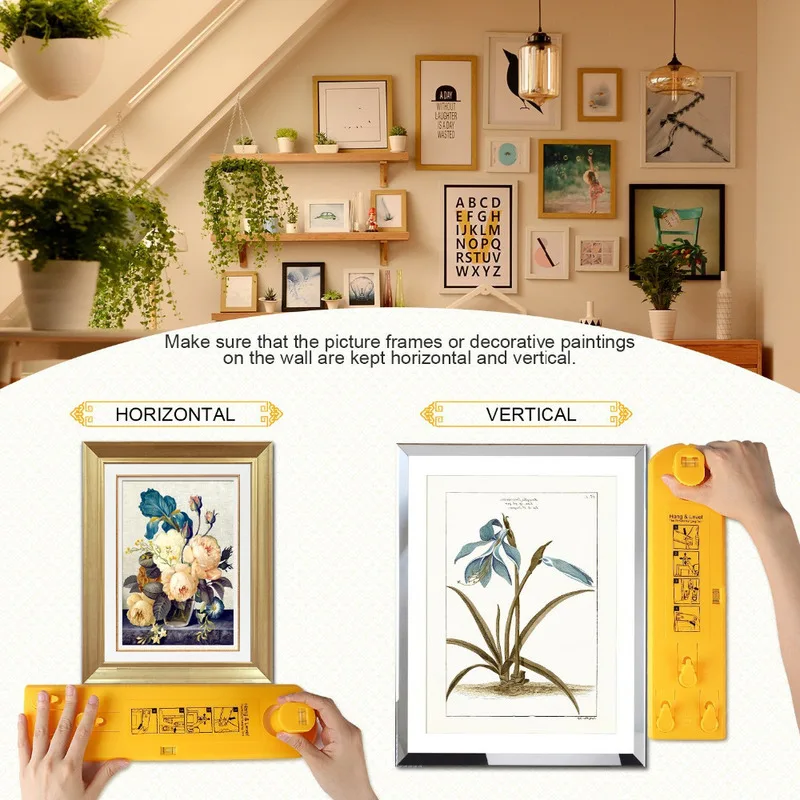 

New Picture Hanger Hanging Tool Picture Frame Level Wall Hangers Easy Frame Tool Hang Level Tool