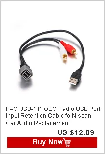 Разъем для USB адаптера для Nissan Teana Qashqai Автомобильное CD-радио аудио медиа модифицированный кабель провода