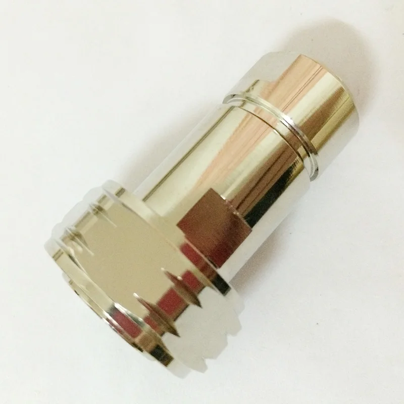 7//16 DIN Male and Female center clamp for 1//2/" corrugated cable RF connector USA