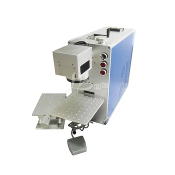 

fiber 1010 optical fiber laser marking machine 20W can add rotary axis engraving machine