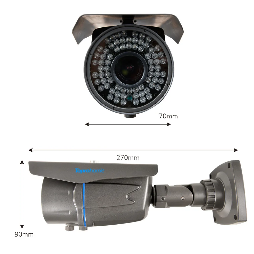TOPROHOIME H.265 8CH 4MP POE система NVR 2MP 1080P 2,8 мм-12 мм моторизованный зум Автофокус ip-камера безопасности комплект видеонаблюдения