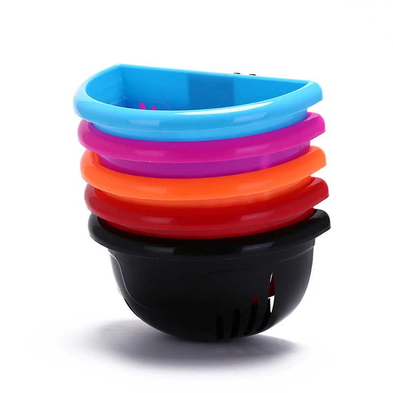 

Lovely Children's Bike Basket Plastic Easy Installation Bicycle Bag Kids Scooter Handle Bar Basket with Bracket Bike Accessories