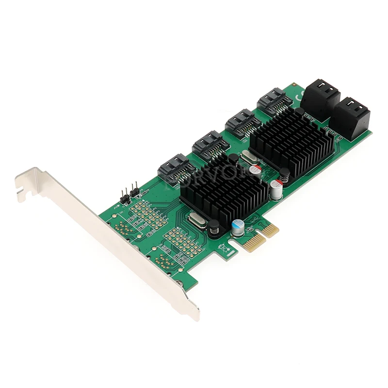 PCI E до 8 Порты SATA 3 0 6 ГБ/сек. карты расширения 88SE9215 + 9705 Чипсет для Marvell sata3 PCIE|Платы