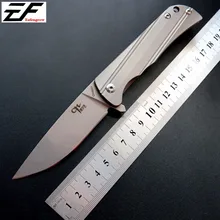 High quality CH3001 folding knife AUS-8 steel blade TC4 titanium alloy handle outdoor hunting survival hand EDC tools цена High quality CH3001 folding knife AUS-8 steel blade TC4 titanium alloy handle outdoor hunting survival hand EDC tools цены онлайн