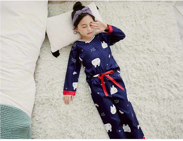 Осенние детские пижамные комплекты с длинными рукавами хлопковая одежда для сна для мальчиков и девочек детские пижамы с героями мультфильмов топ+ штаны, комплект одежды для малышей, Pijima