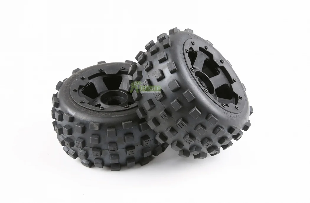 

Knobby Wheel Tyres Set 2pcs for 1/5 HPI Rovan KM 5B