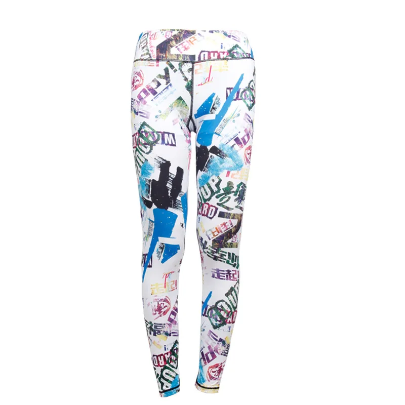 12 Week Treadmill Workout Fashion New Woman Digital Printing Personalized Treadmill Exercise Stretch Pants Dance Workout Sport Gym Fitness Leggings
