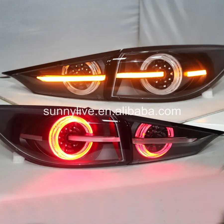 

For MAZDA 3 Axela LED Tail Lamp 2014-2016 year TW Black