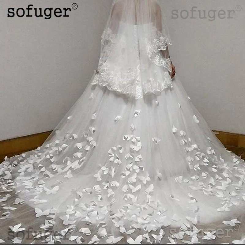 Белое свадебное платье принцессы, милое, Aline, с бабочкой, с цветами, Robe De Mariee Sofuge, Boho, элегантное женское вечернее платье, Abiti Da Sposa