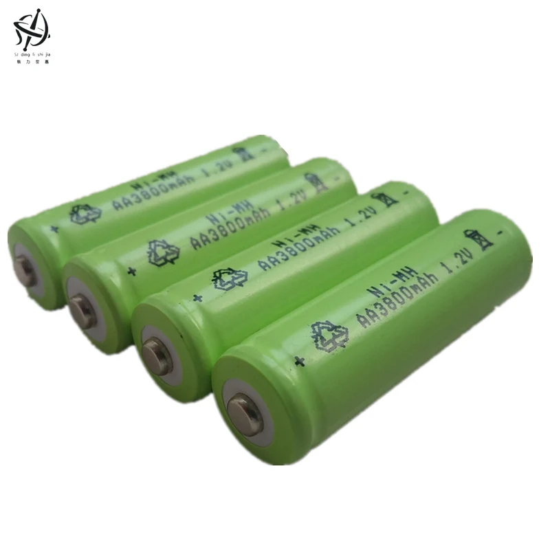 DING Ли Ши Цзя 8 шт./лот AA 3800 mAh 1 2 V доставленных Перезаряжаемые Батарея Ni MH 2A батарея