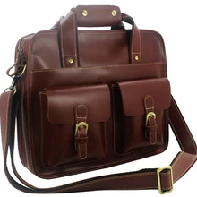 Высококлассная итальянская натуральная кожа Для мужчин сумка Кроссбоди мешок натуральной кожи Портфели сумка M071