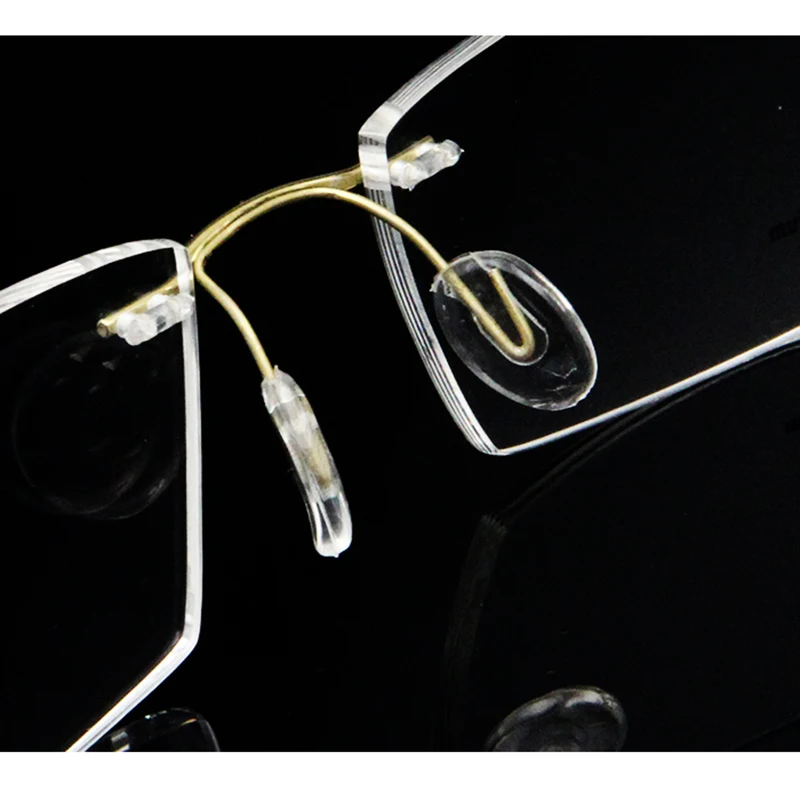 Sorbern Brand Men's Rimless Eyeglasses Pure Titanium Glasses Frame for Men Ultralight Memory Prescription Glasses oculos de grau