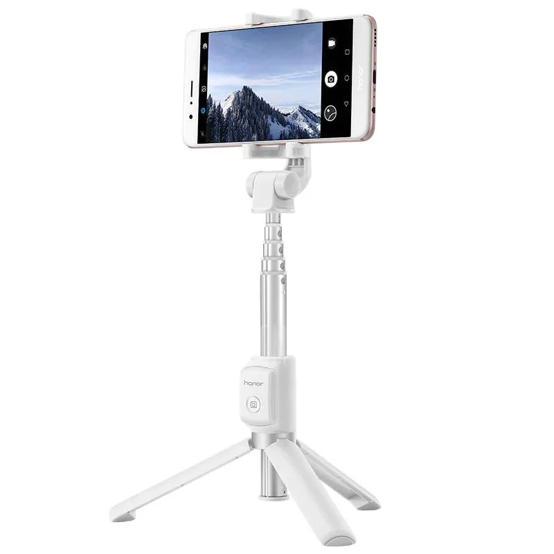 HUAWEI Honor Selfie Stick AF15 bluetooth 10 м Беспроводной монопод выдвижной ручной штатив держатель - Цвет: White