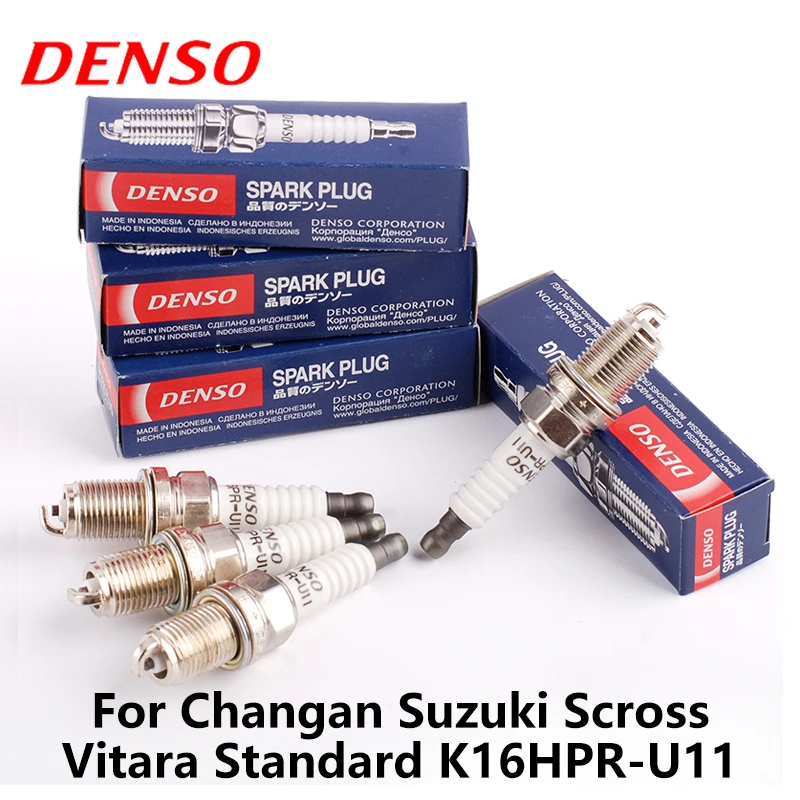 DENSO Car Spark Plug For Changan Suzuki Scross Vitara Standard K16HPR U11Spark Plugs & Glow