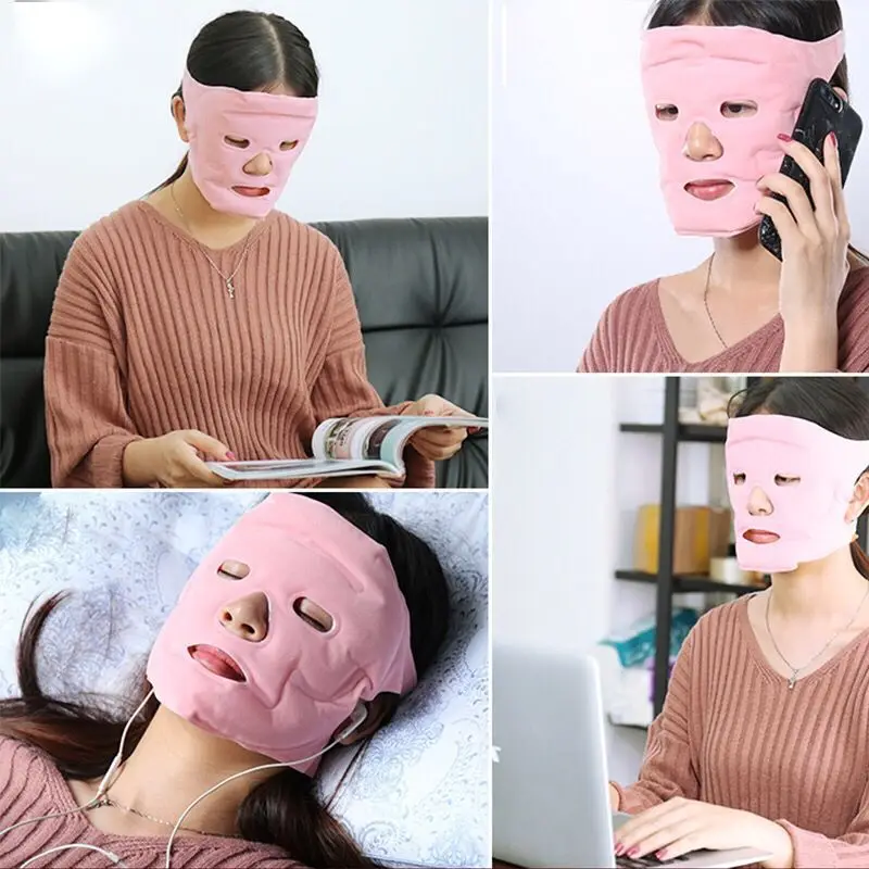 Турмалиновая гелевая магнитная маска для лица косметическая похудения