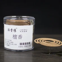 Натуральная катушка ладан 48 шт./кор., Tranquilize ум ароматерапия аромат в помещении индийский буддийский сандалового дерева применение в дом