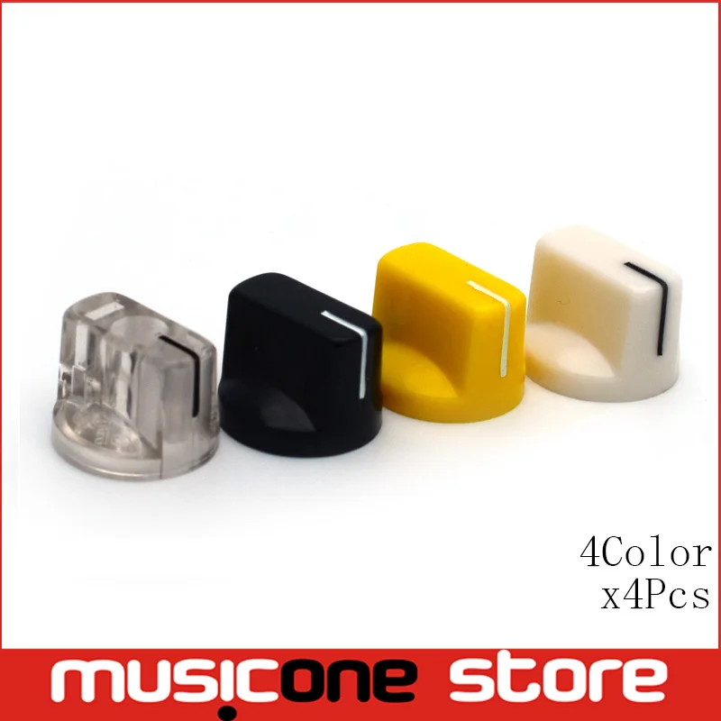 Multi Color Guitar Pedal Pointer Knobs Portable Hard Plastic Guitar Effects Pedal Knobs 1/4 Inch