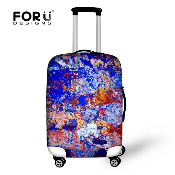 Модный Эластичный Защитный чехол для багажа для чемодана 18-30 дюймов, водонепроницаемый Дорожный чемодан, пылезащитный чехол на молнии - Цвет: 2U0054M