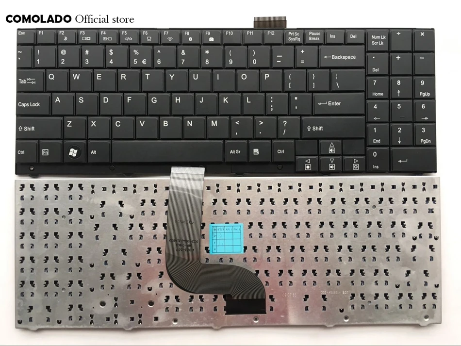 US English laptop keyboard for Medion S5612 MD97424 MD97644 MD97798 MD97930 black laptop keyboard US layout