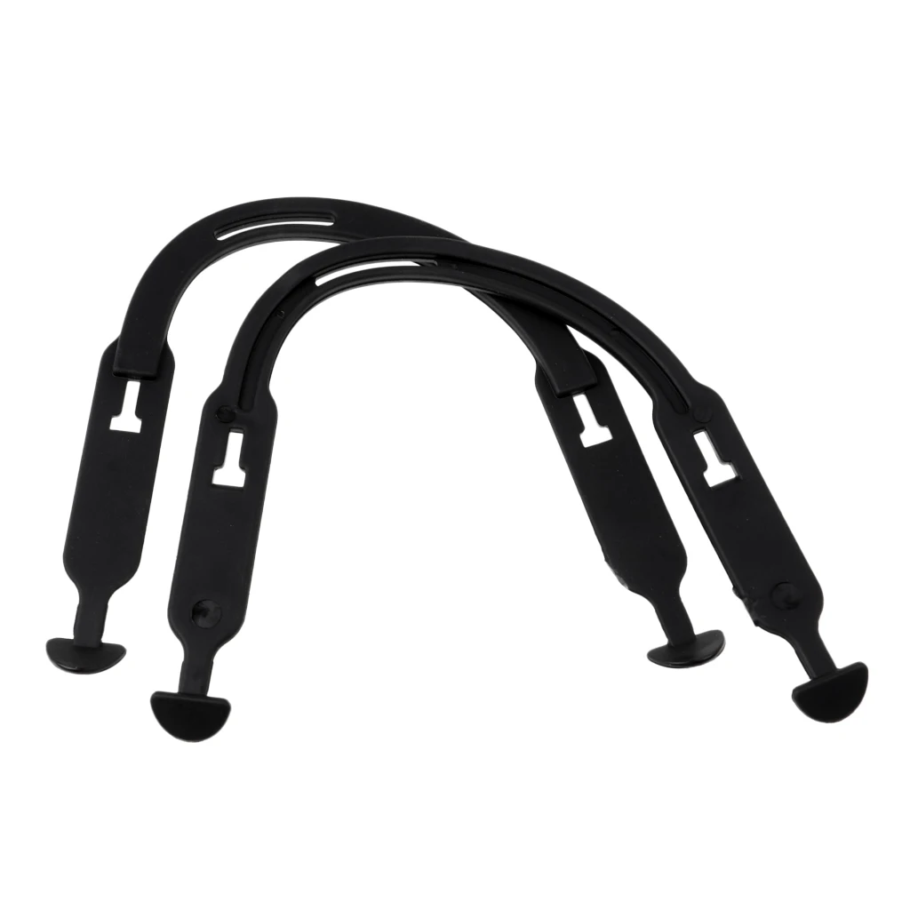 Set of 2 Ice Hockey Replacement Ear Loops Ear Slings Black Hockey Helmet Ear Loops Pair 