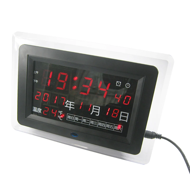 Ecl 1227 0 5inch Red Green Blue Diy Electronic Clock Diy Kit Calendar Temperature English Panel Display Diy Electronic Clock Timers Aliexpress