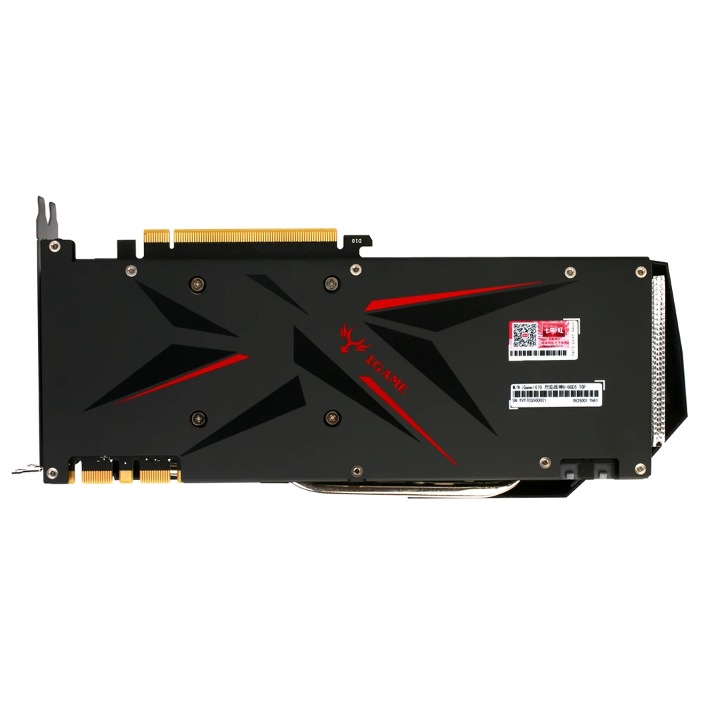 Красочная видеокарта NVIDIA GeForce GTX iGame 1070 GPU 8GB 256bit Gaming GDDR5 PCI-E X16 3,0 VR Ready с 3 вентилятором охлаждения