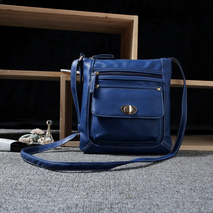 MJ Leather Messenger Bag Casual Women's Over-the-Shoulder Bags Brand Design Small PU Female Bags Crossbody Bucket Bag for Girls (21)