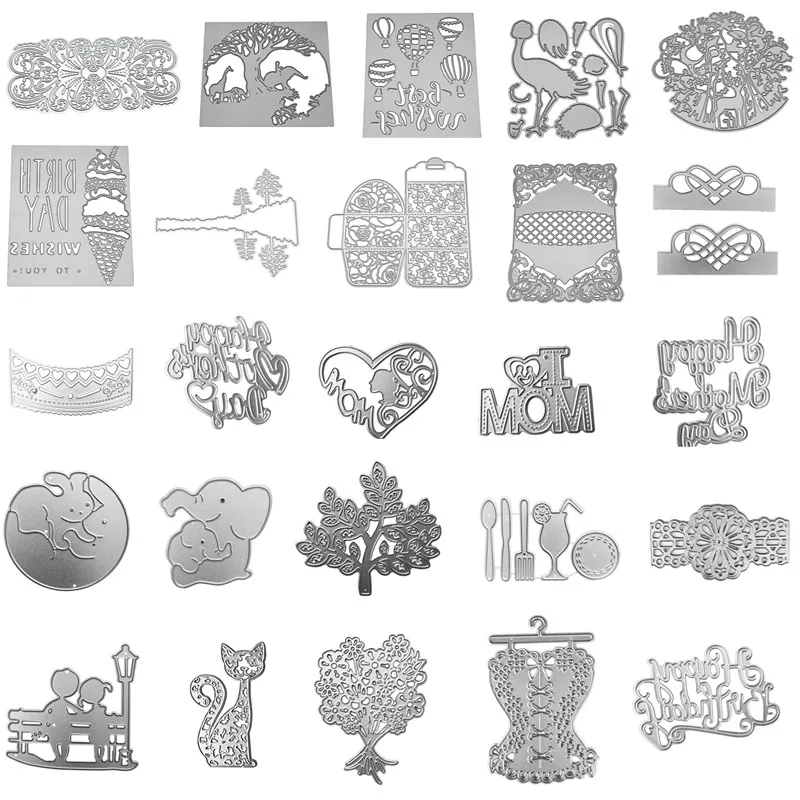 

Metal Cutting Dies Stencil DIY Scrapbooking Album Stamp Paper Card Embossing Crafts Decor