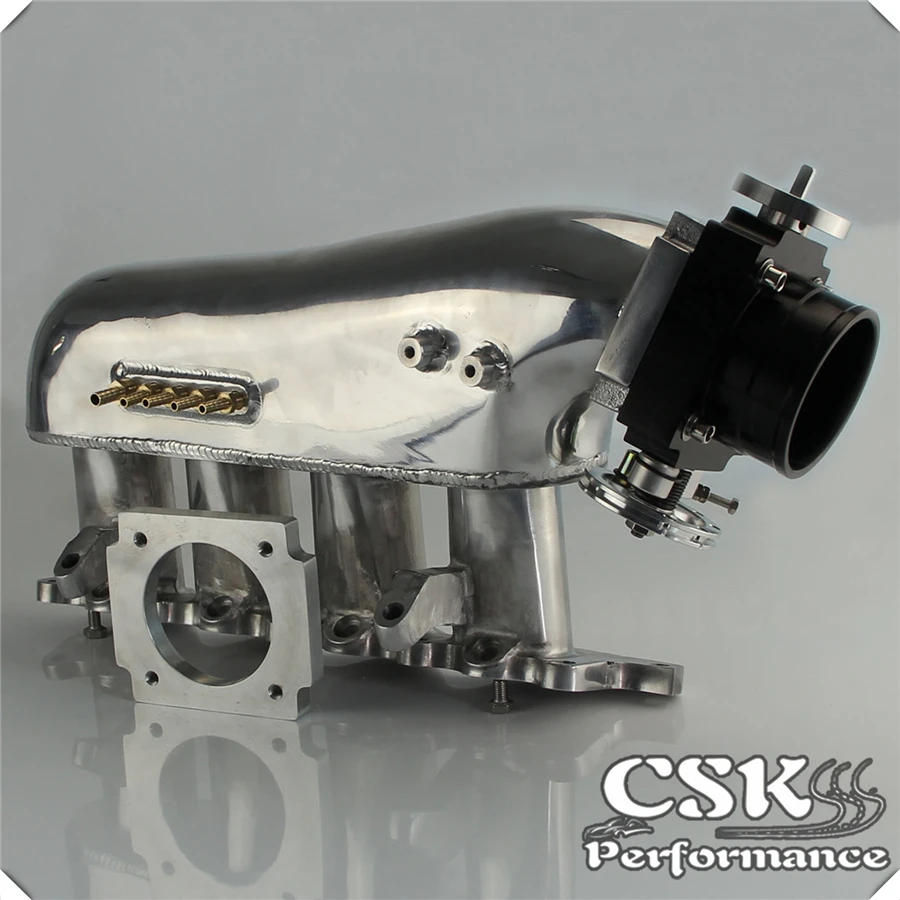 For Lancer Evolution 4G63 EVO 4-9 Intake Manifold Universal 80mm Throttle Body