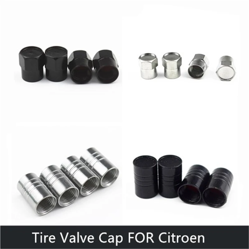 

4 types Car Wheel Tire Valves Tyre Air Caps for C4 C5 C3 Picasso Saxo C2 C1 C4L car accessories Motorcycle Automobiles