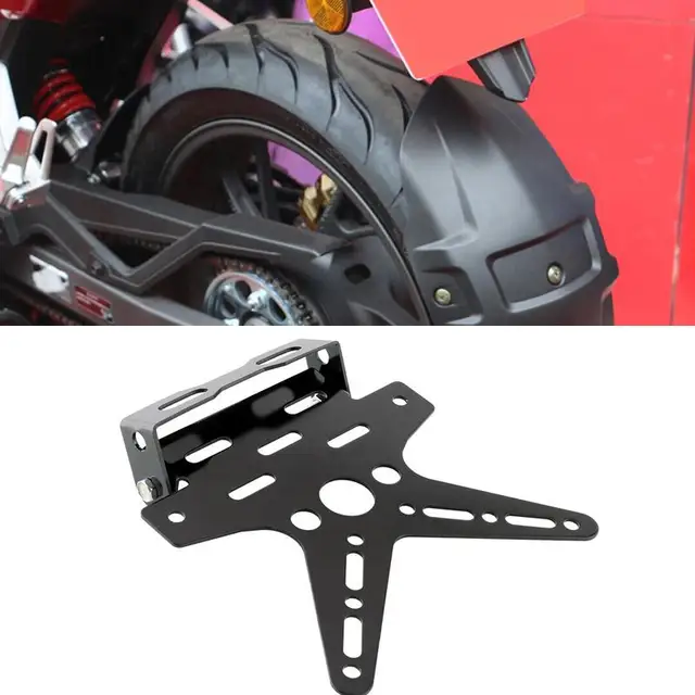 Motorcycle Fender Eliminator License Plate Bracket Metal Steel Dirt