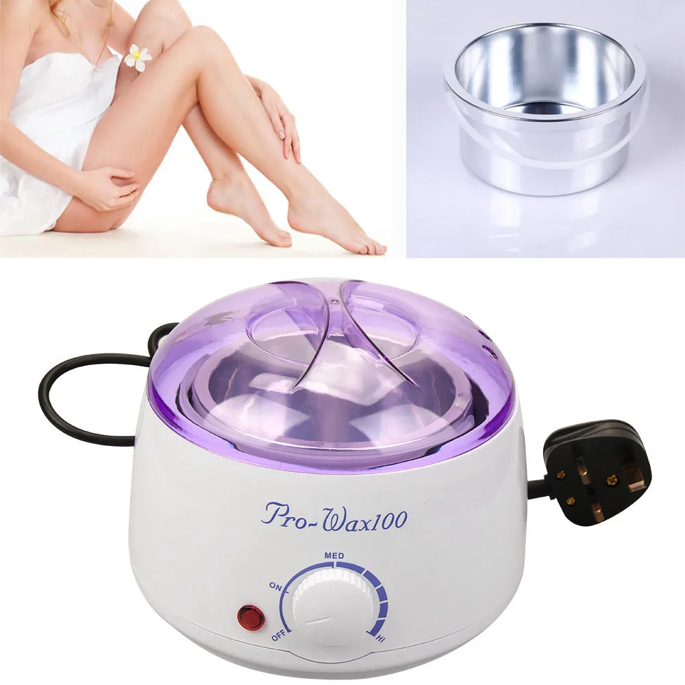British Plug 220V NEW Natural Depilation Beauty Hair Removal Hot Wax