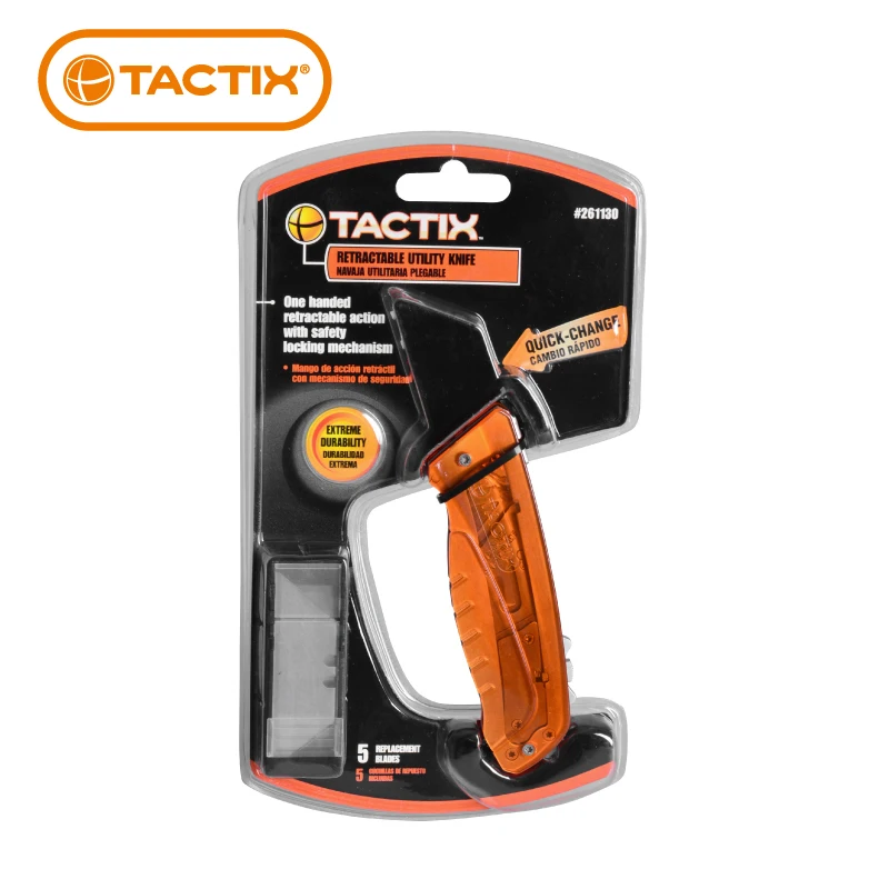 

The extension of TACTIX plastic household knife with 5 blades rapid replacement of cutting paper box art wallpaper