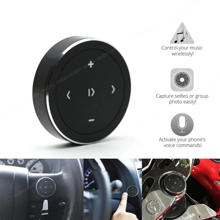 Wireless-Bluetooth-Media-Button-Remote-Selfie-Control-Start-Siri-Car-Motorcycle-Steering-Wheel-Music-for-iPhone
