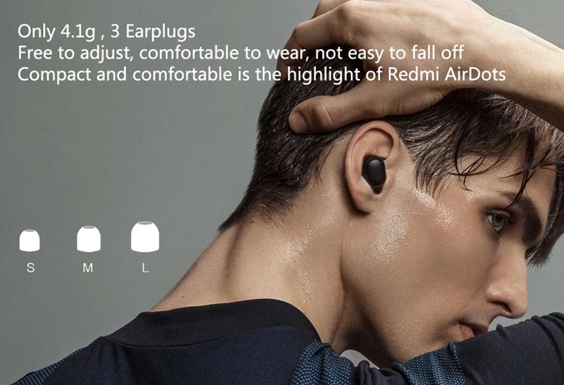 Original Xiaomi Redmi AirDots True Wireless Earphone Headphone TWS bluetooth Earphones Active Noise Cancellation Dropshipping