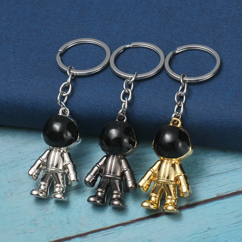 

High Quality 2019 New 3D Astronaut Key chains Space Robot Key chain Zinc Alloy Keychain Pendant Gifts Key Ring Alloy