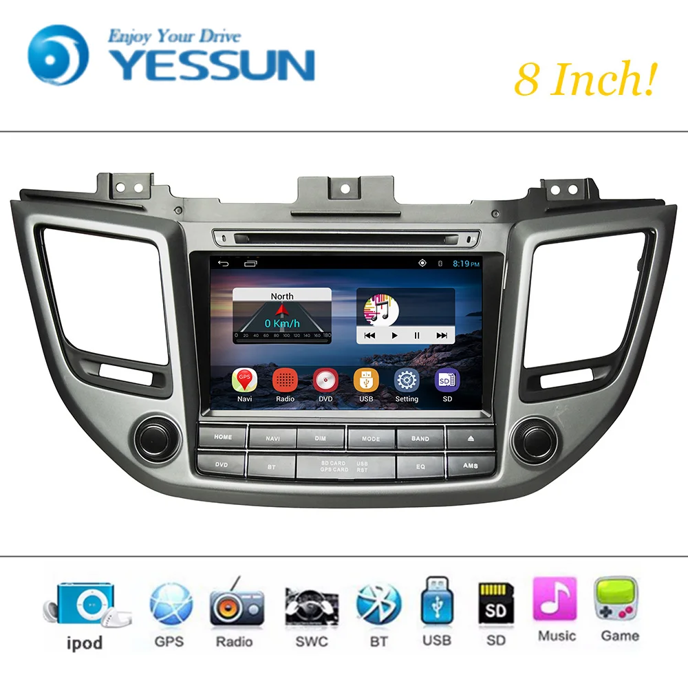 Best Car DVD Player Android Wince System For Hyundai Ix35 2016 Autoradio Car Radio Stereo GPS Navigation Multimedia Audio Video 3