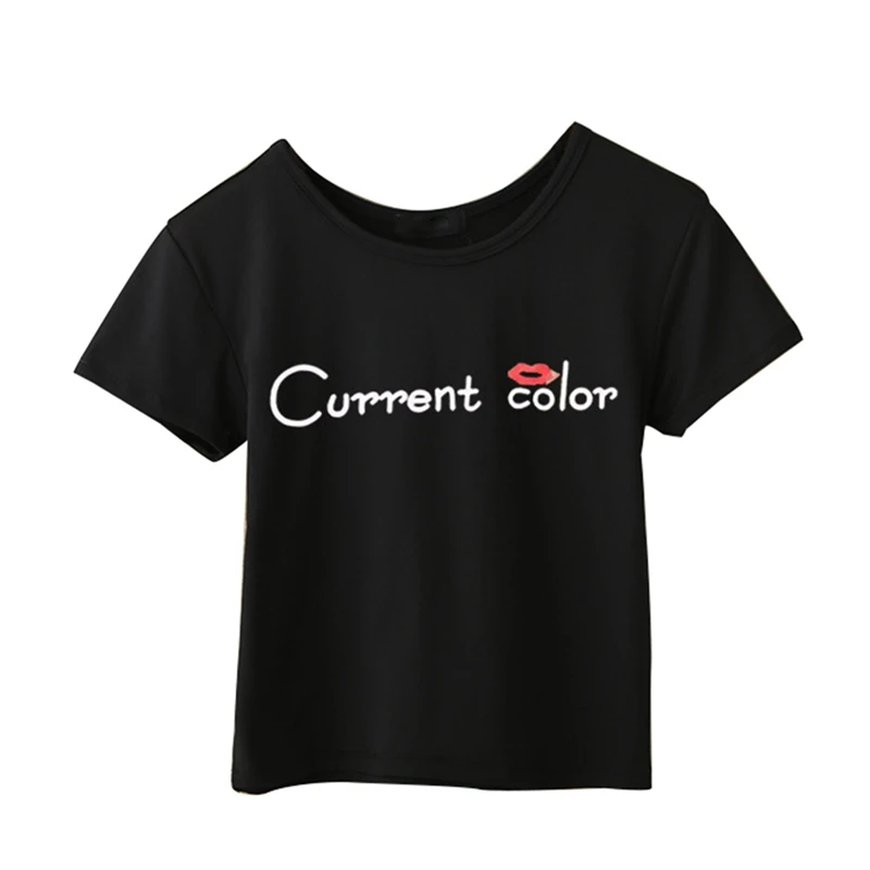 

2019 Summer Short Style Women T-shirt Ladies Cute Cat Print O-Neck Short Sleeve Breathable T-shirt Ladies Top Tees
